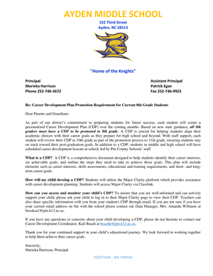 CDP Letter